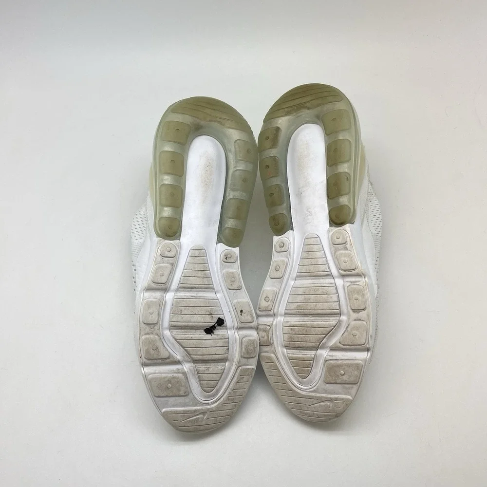 Nike Sneakers Youth 7Y Air Max 270 943345-103 White Athletic Running Casual Shoe